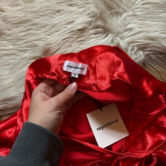 SUPERDOWN Lanthea Maxi Dress In Red - Picture 5 of 5